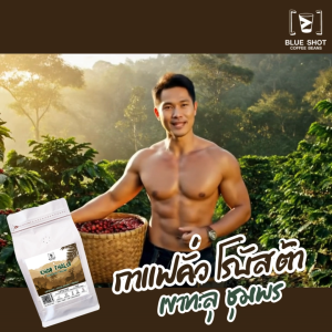 กาแฟคั่ว | โรบัสต้า100% | เขาทะลุ ชุมพร | Premium | หอมเข้ม  ยันหว่าง _ ถุง 1kg