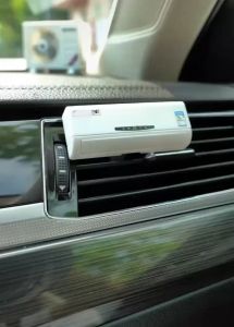 mini Airน้ําหอมรถยนต์ น้ำหอมปรับอากาศในรถยนต์ เครื่องปรับอากาศพลังงานแสงอาทิตย์ขนาดเล็ก ดับกลิ่น น้ำหอมติดรถยนต์