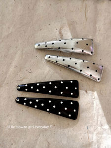 Kẹp Tóc Kẻ Caro Kiểu Pháp Cổ Điển Dành Cho Nữ 2025 Mẫu Mới Cao Cấp Kẹp Tóc Mái Lệch Đa Năng Phụ Kiện Tóc Thời Trang