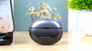 Awei T62 TWS Wireless Bluetooth Earphone Stereo Wireless 5.3 Earbuds 4 Mics Clear Calls HiFi Sound Noise Cancelling Sports & Waterproof High Quality Bluetooth Headphones Touch Control Noise Cancelling Gaming Headset Earpiece Local Warranty