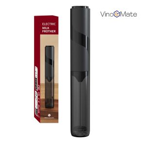 เครื่องตีฟองนมขับเคลื่อนด้วยแบตเตอรี่ขนาดกะทัดรัดพกพาใช้งานได้ด้วยถ่าน AA เครื่องตีทำฟองเร็วสำหรับกาแฟลาเต้