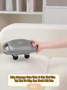 Máy massage cầm tay 6 đầu 9 chế độgiảm mỡ toàn thân 6 đầumát xa cơ cho người tập GYM giảm đau nhức