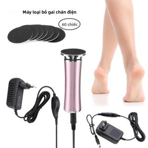 Máy Làm Móng Chân Bằng Điện Với 60 Miếng Giấy Nhám Loại Bỏ Da Chết Dụng Cụ Mài Và Chăm Sóc Chân Cho Đôi Chân Mịn Màng