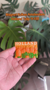 Fridge Tempelan Magnet Kulkas Souvenir Negara Holland Belanda Netherland Amsterdam Holland Tulip 11-130