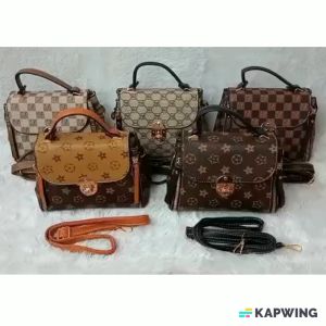 MCX68 Realpic & Video Tas Selempang Wanita Import Slingbag wanita Impor Tas Pesta Tas Dokter Kulit PU