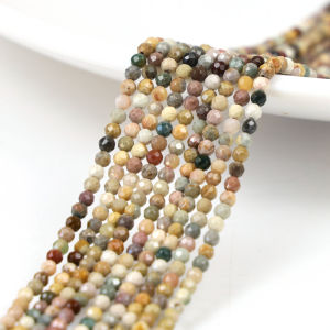 ลูกปัดมัลเบอร์รี่ธรรมชาติ Alashan Agate ลูกปัดมัลเบอร์รี่ทรงมุม ลูกปัดคริสตัลครึ่งสำเร็จรูปสำหรับทำเครื่องประดับ DIY