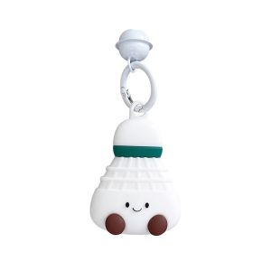 เคส AirTag ป้องกันการตกหล่น ป้องกันการตกหล่น ดีไซน์การ์ตูนสัตว์เลี้ยง สำหรับ Badminton พร้อมเข็มขัดแบบยึดแน่น ปกป้อง AirTag