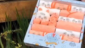 Baby ชุดของขวัญสำหรับเด็กอ่อน 18 ชิ้น - zhufuxiong