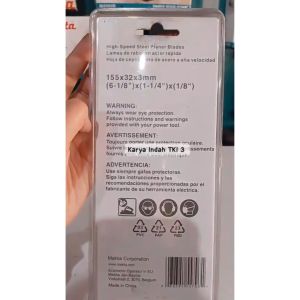 Mata Pisau Planer Makita D-70910 155mm Mata Sugu Planer N1805 55 x 32 x 3 ORI