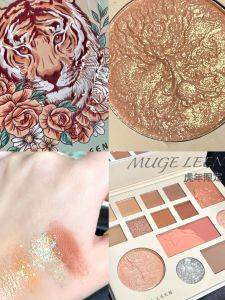 Multi-Color Eyeshadow Palette Sparkling Highlight Pearl Shimmer Cheek Highlighting Eyeshadow Palette Natural 3-Year Shelf Life