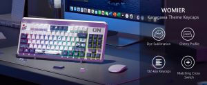 WOMIER 130 + คีย์ SK-80ปะการังสีขาวกุญแจหมวกทะเลเชอร์รี่โปรไฟล์สีย้อม-ตัวครอบปุ่มคีย์บอร์ดย่อยสำหรับเชอร์รี่ MX สวิตช์คีย์บอร์ดแบบกลไกของเกม