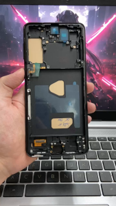Màn hình Thay Thế SAMSUNG S21+ / S21 PLUS QX KHUNG (Tặng kèm keo dán và bộ sửa)