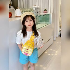 Beg kanak-kanak Kuromi melody comel gadis kecil beg bahu tunggal kartun Sanrio beg dada lelaki dan perempuan selempang crossbody