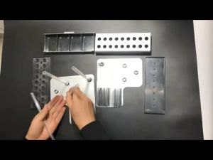 Mobile Phone Repair Tool Storage Box DIY Phone Parts Box with Small Holes and Drawer