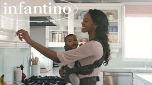 Infantino Flip Advanced 4-in-1 Carrier - Ergonomic convertible face-in and face-out front and back carry for newborns and older babies 3~14.5kg