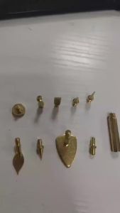 4/9/10pcs Soldering Iron Tip 3D Printing Modify Finishing Tool Brass Thread Embedded