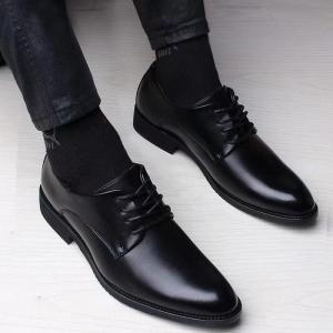 2025 Business Formal Leather Shoes Mens Shoes British Style Leather Shoes for Men Dress Shoes Men