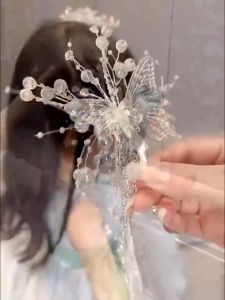 กิ๊บติดผม ประดับพู่คริสตัล รูปผีเสื้อ สไตล์เจ้าหญิงโมริ หรูหรา สําหรับเด็กผู้หญิง กิ๊บติดผมเจ้าหญิง กิ๊บติดผมรูปดอกไม้ - Lazada