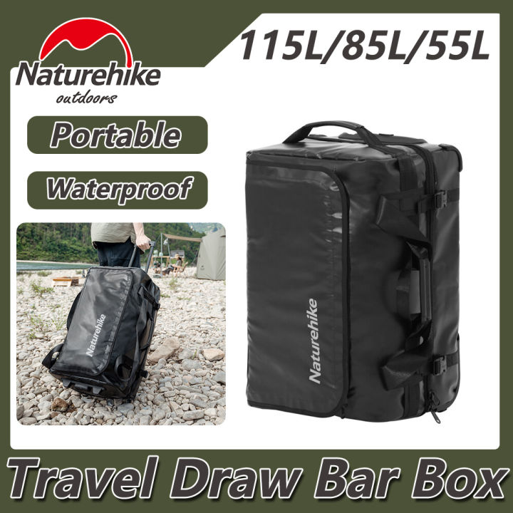 Naturehike 115L/85L/55L Travel Draw Bar Box PVC Waterproof Outdoor ...