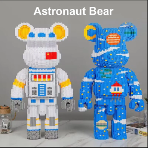 FENAFE【♥️️️BEST♥️】11000+PCS 3D Block Bricks Violent Bear Series Bricks Education Nano Block Blok Bangunan Besar Beruang Kekerasan DIY Mainan Buatan Tangan Bricks
