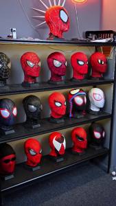 hot toys | New Handmade Spiderman 2 Movie Accuracy Garfield Version Cosplay Mask Peter Parker Venom Marvel Collectible Toys Gift For Fans
