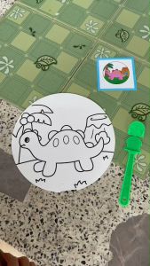 ระบายสีเด็ก พัด DIY ระบายสีพัด DIY เด็ก ของเล่นเสริมพัฒนาการ ของเล่นงานประดิษฐ์ ของเล่นศิลปะ