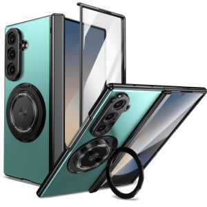 360 Rotation Stand Magnetic Hinge Protection Case For Samsung Galaxy Z Fold 8 Ultra Wide 7 6 5 4 3 Full Cover Scratch Resistant