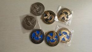 2 Inches High Strength ABS Resin TFOE-PE Eagle Emblem