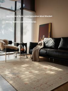 Mossy | Imported Wool Living Room Rug Modern Luxury Persian French Style