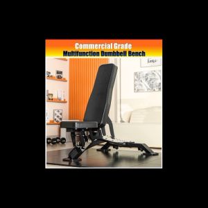 ADSports JL18 Commercial Heavy Duty Gym Dumbbell Bench Fitness Chair Kerusi Kecergasan Gym Tugas Berat 多功能哑铃凳商用调节下斜卧推飞鸟凳