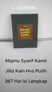 Majmu Syarif Kamil (Isi Paling Lengkap) Uk. Kecil / Sedang 12 x 16 cm Jilid Kain