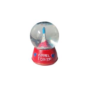 Snowball paris souvenir pajangan snowglobe eiffel merchandise perancis