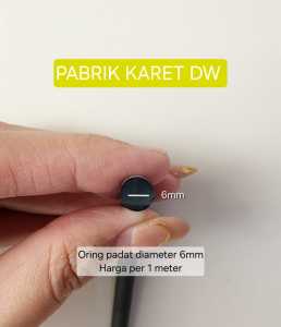 Oring cord 6mm O ring O seal meteran 6 mm Rubber cord
