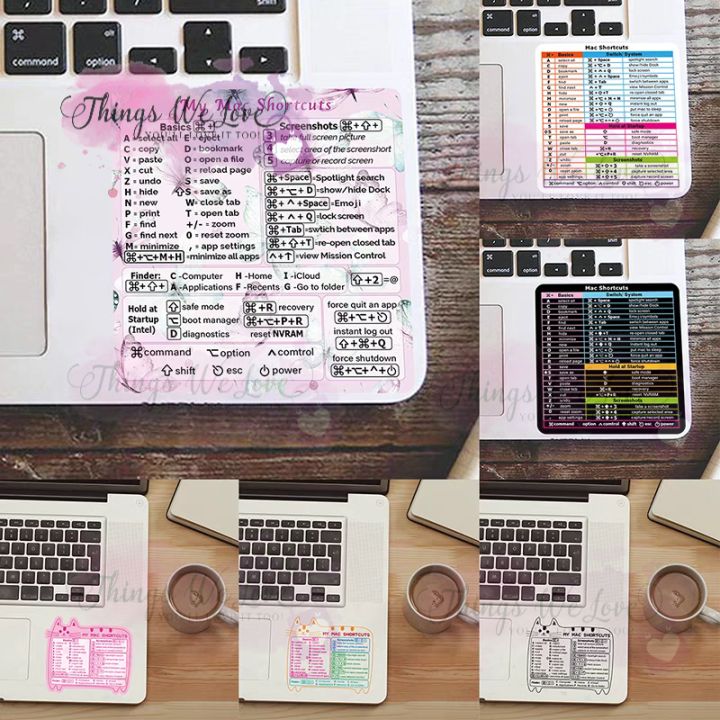 [SG] [FREE SHIP] Laptop Shortcut Sticker MAC Windows Word Lightroom ...