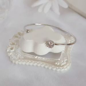 Her Jewellery Crown Bangle - Luxury Crystal Embellishments plated with 18K Gold - Carry in Warranty, Jewellery Care, and Free Gifts Included