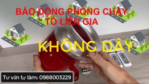 BÁO ĐỘNG PHÒNG CHÁY HỘ LIÊN GIA dùng chung còi hú công suất lớn - MH3