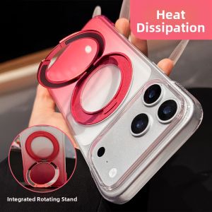 MENGKE.CASE | Frameless Magnetic Heat Dissipation Rotating Stand Phone Case