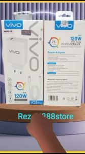 Charger VIVO V25 Pro 120W Super Dart Power Adapter Support Fast Charging