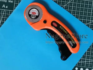 PEMOTONG PUTAR PERFORASI 45mm / Alat Pembuat Tanda Sobek Kupon Nota Rotary Cutter Kertas Putus-Putus