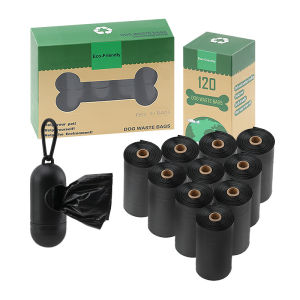 HamshMoc ถุงเก็บอึสัตว์เลี้ยง ถุงเก็บมูลสัตว์เลี้ยง มูลสุนัข มูลแมว ถุงขยะเก็บมูลสัตว์เลี้ยง 1 ม้วน / 15 ชิ้น Pet Poop Bag