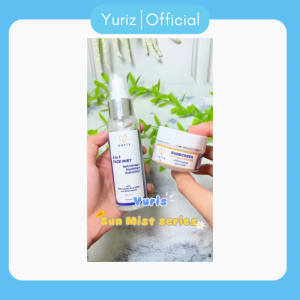 Yuriz Sun Mist Series | Face Mist + Sunscreen 15gr | Mencerahkan Melindungi Glowing Sepanjang Hari