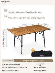 The Primitive | Bàn Dã Ngoại Gấp Đựng Điều Chỉnh Được
