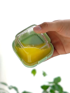 Mombaby Food Box Glass Baby Food Storage Container Microwave Airtight Container Glass Preservation Box Frozen Heat-resistant Portable Sealed Storage Box