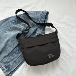 Fashionable Oxford Cloth Canvas Bag for Girls High School and Junior High Students Shoulder Crossbody Handbag Casual Style
