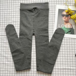 Fashionable Slimming Leggings Womens Winter Fleece Lined Ankle Length Base Layer Pants Comfortable Cotton Polyester Blend