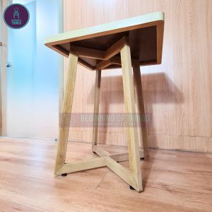 60 x 60 cm Laminated MDF Table with V-Leg TABLE ONLY