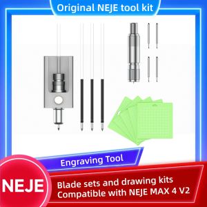 Original NEJE tool kit including blade cutting mat drawing pen and pen holder.engraving accessories multifunctional tools