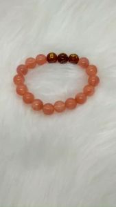 Vòng tay mã não đỏ tam hợp thân tý thìn - size 8 10ly - có khai quang điểm nhãn may mắn tài lộc - bảo hành 12 tháng - PHONG THỦY ANH VŨ