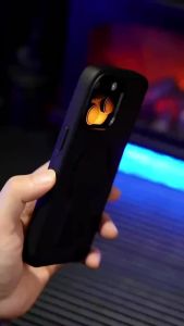 szhaiyu | Luxury Transparent Magnetic Matte Phone Case for iPhone 18 17 Pro Max 16 15 Pro 14Plus 13 12 Shockproof Bracket Protect Cover