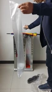 100PCS Cover Payung Clear HDPE Tas Payung Panjang Penebalan Selongsong Kantong Sekali Pakai 13*72cm